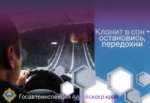 Госавтоинспекция Алтайского края напоминает, что утомленное состояние может стать причиной непоправимой трагедии