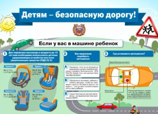 ОГИБДД МО МВД России «Топчихинский» напоминает об ответственности взрослых при перевозке детей-пассажиров