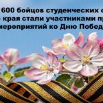 Более 600 бойцов студенческих отрядов Алтайского края стали участниками праздничных мероприятий ко Дню Победы