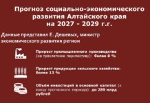 На заседании Правительства Алтайского края представлен прогноз социально-экономического развития региона на ближайшие три года